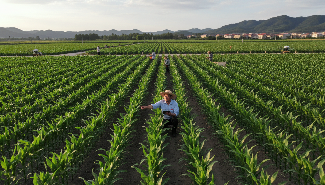 施用后的高产田块