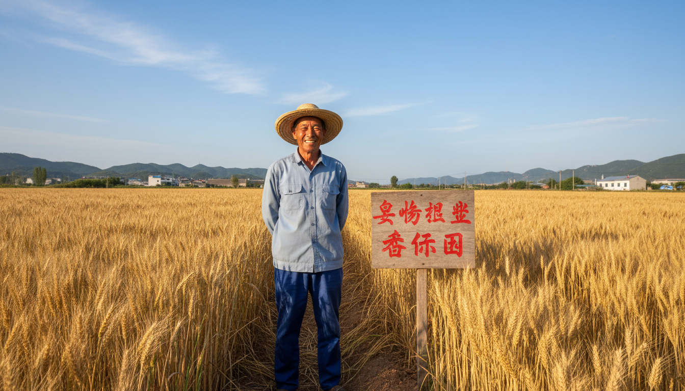 施用前的小麦地块
