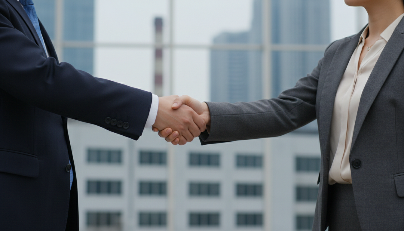 合作伙伴握手
