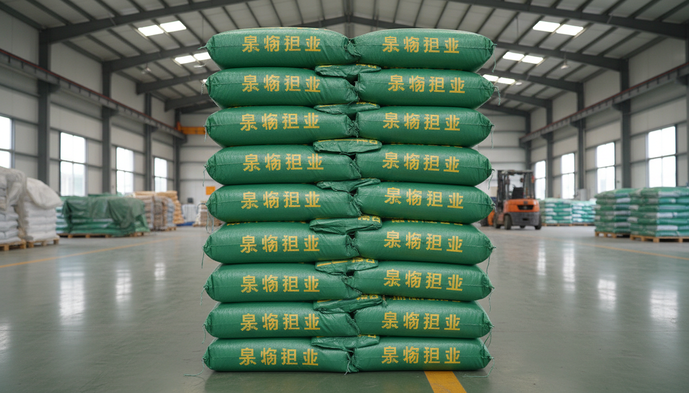 有机肥产品堆叠