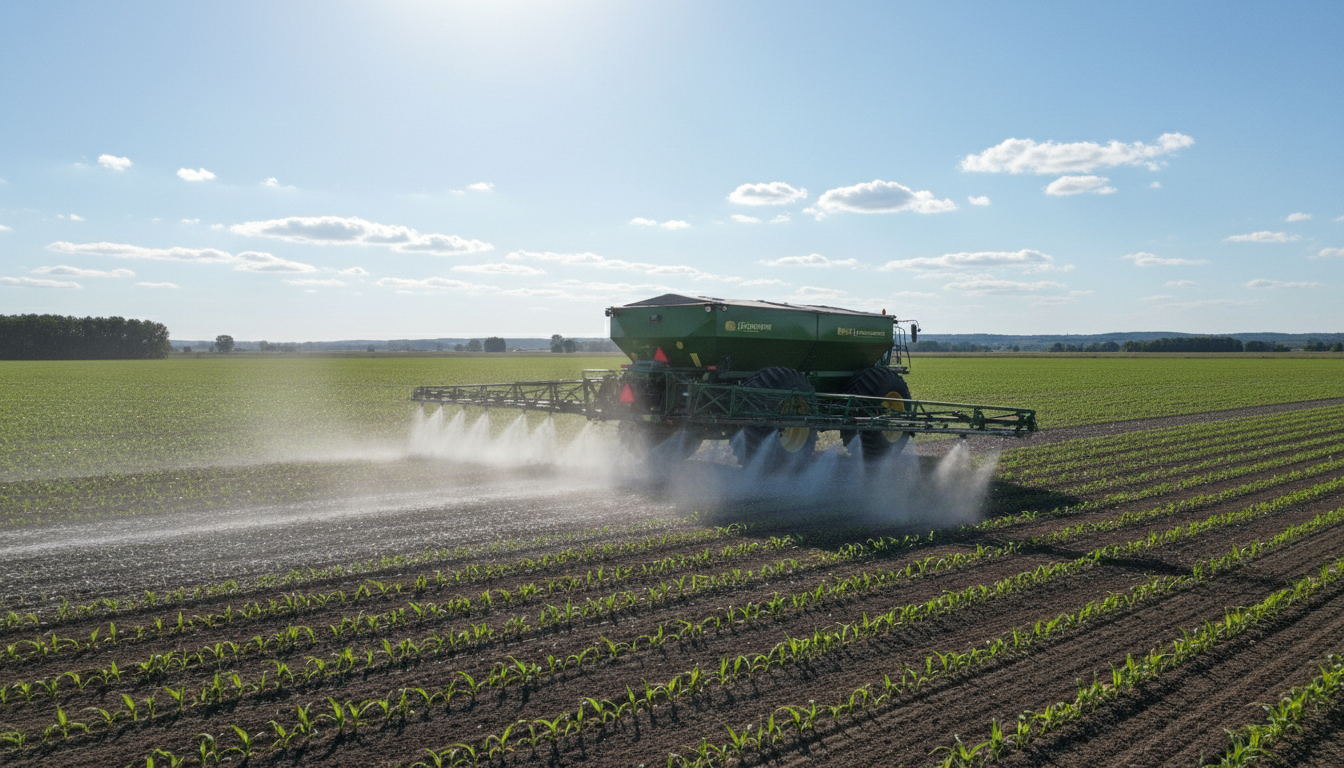 复合肥田间施用场景