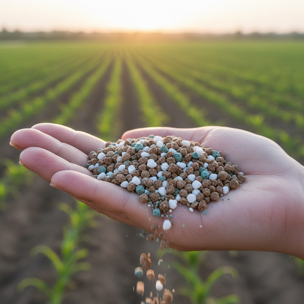 功能肥颗粒特写